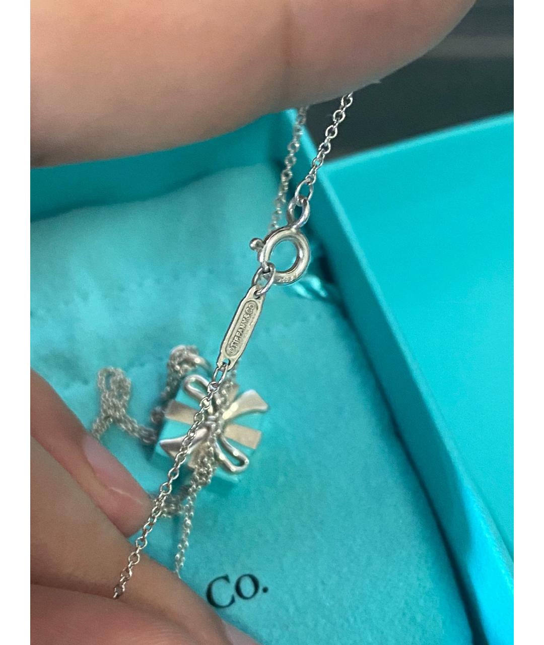 TIFFANY&CO Синий серебряный кулон, фото 7