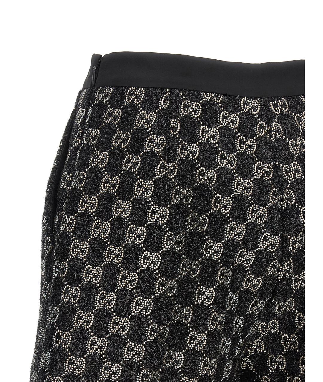 GUCCI Черные вискозные шорты, фото 4