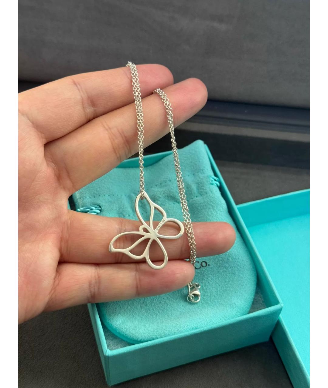 TIFFANY&CO Серебряный серебряный кулон, фото 3