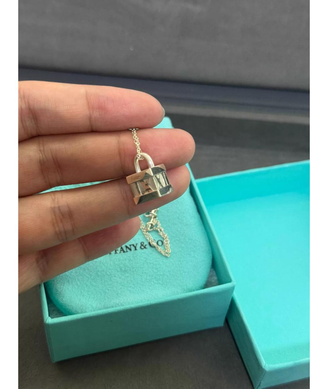 TIFFANY&CO Серебряная серебряная подвеска, фото 4