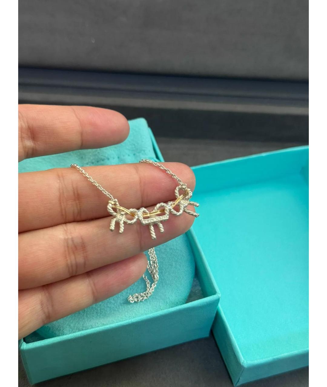 TIFFANY&CO Серебряная серебряная подвеска, фото 5