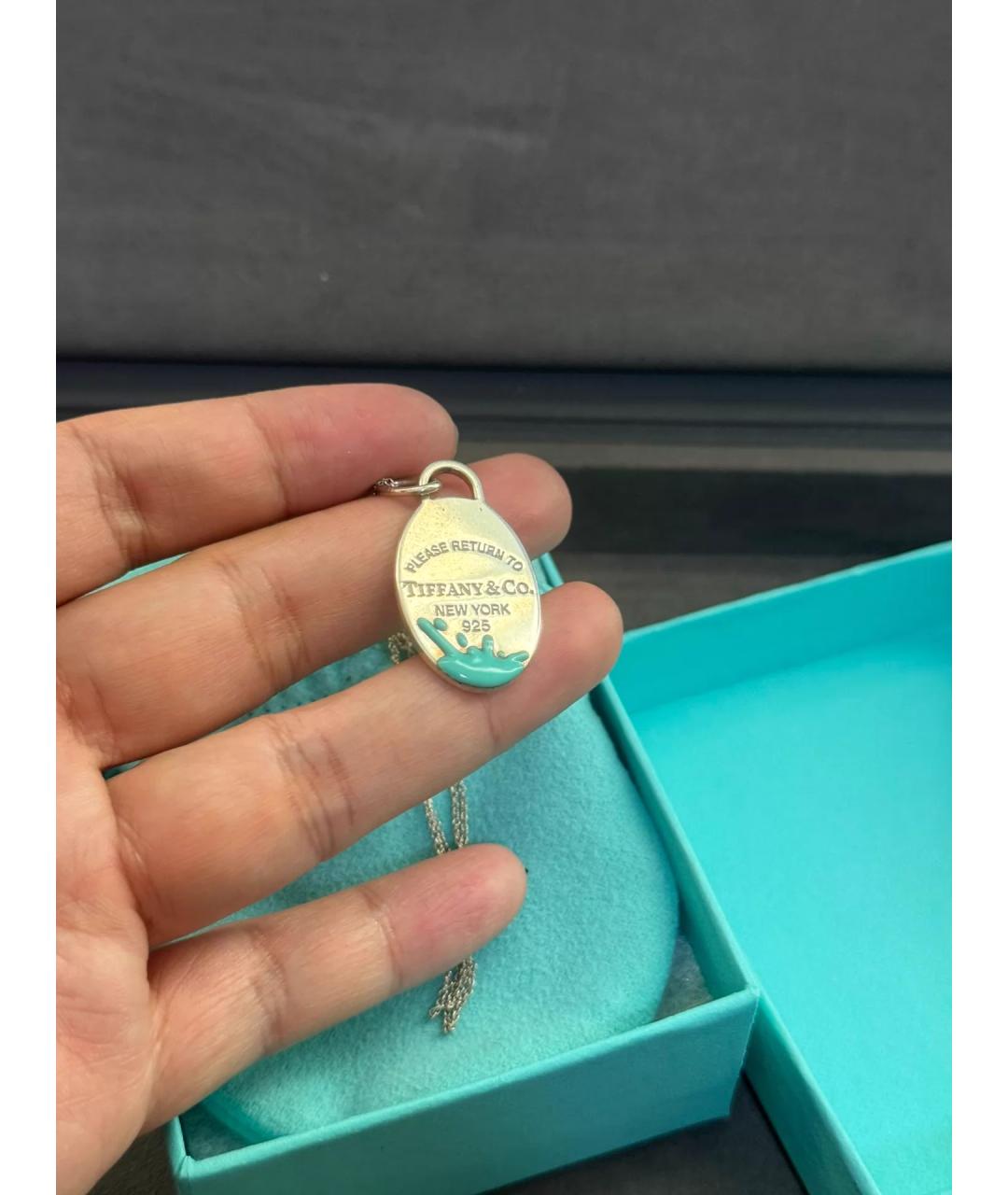 TIFFANY&CO Серебряное серебряное колье, фото 2