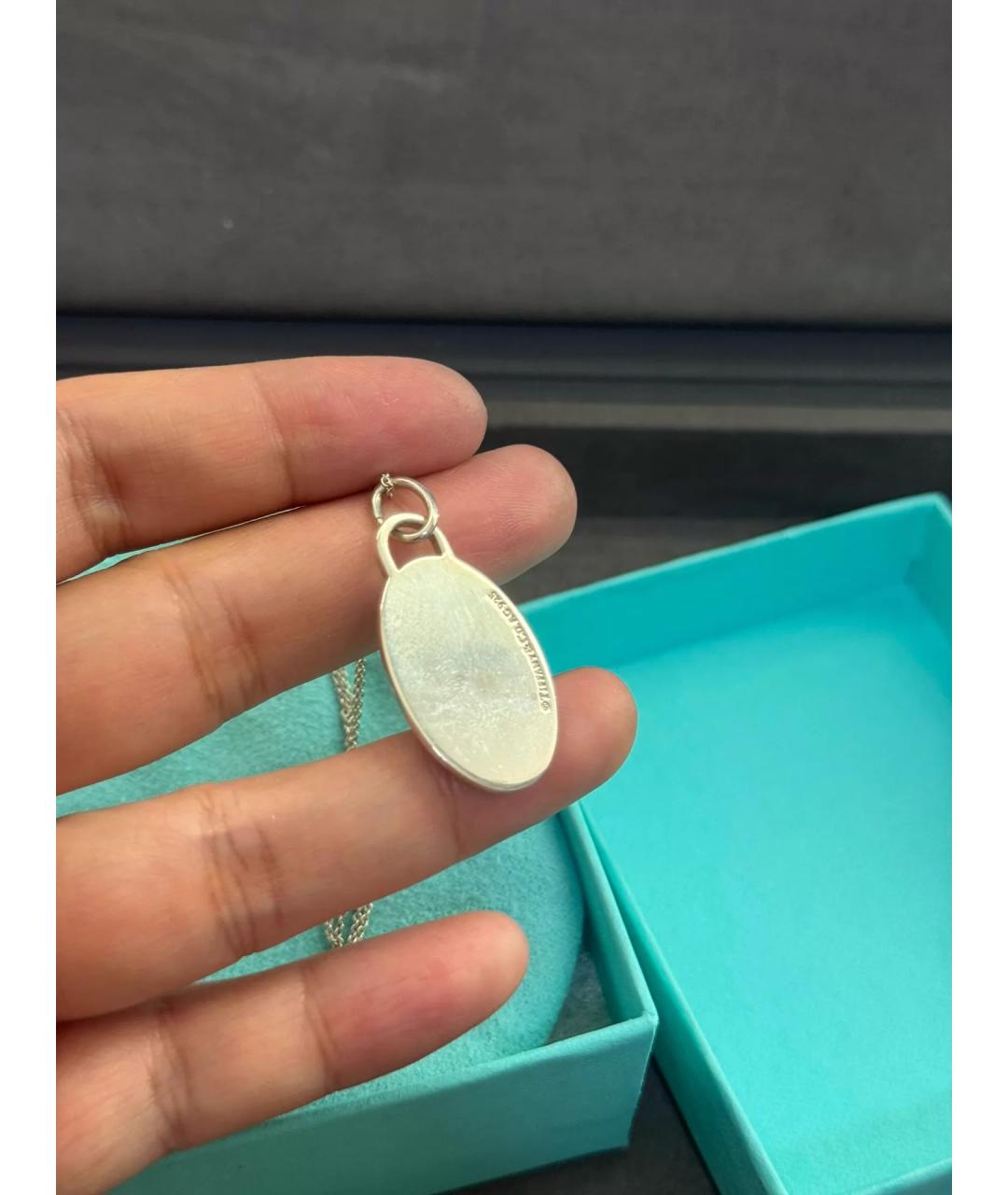 TIFFANY&CO Серебряное серебряное колье, фото 3