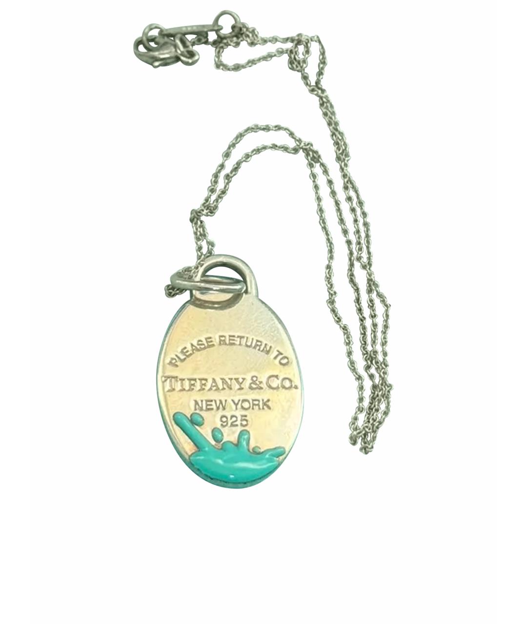 TIFFANY&CO Серебряное серебряное колье, фото 1