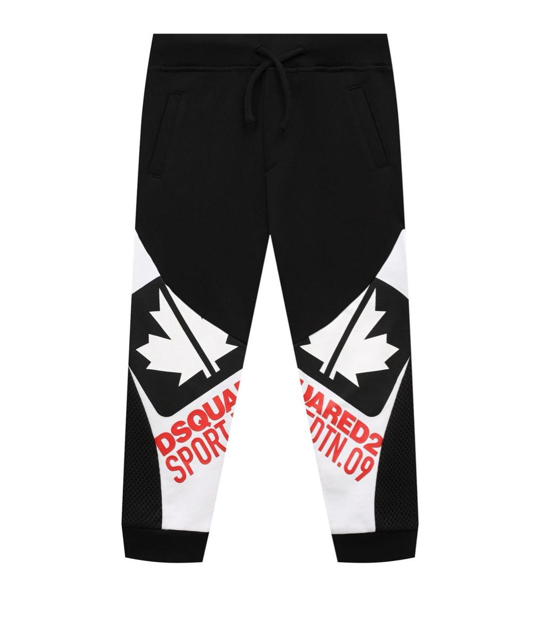 DSQUARED2 Черные хлопковые брюки и шорты, фото 1