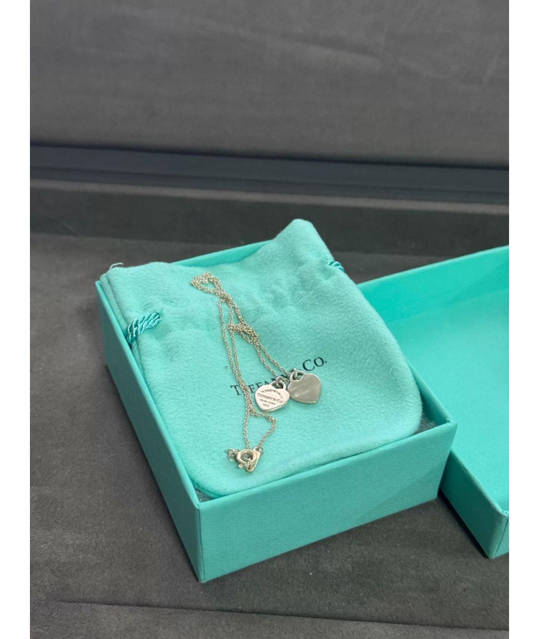 TIFFANY&CO Зеленый серебряный кулон, фото 2