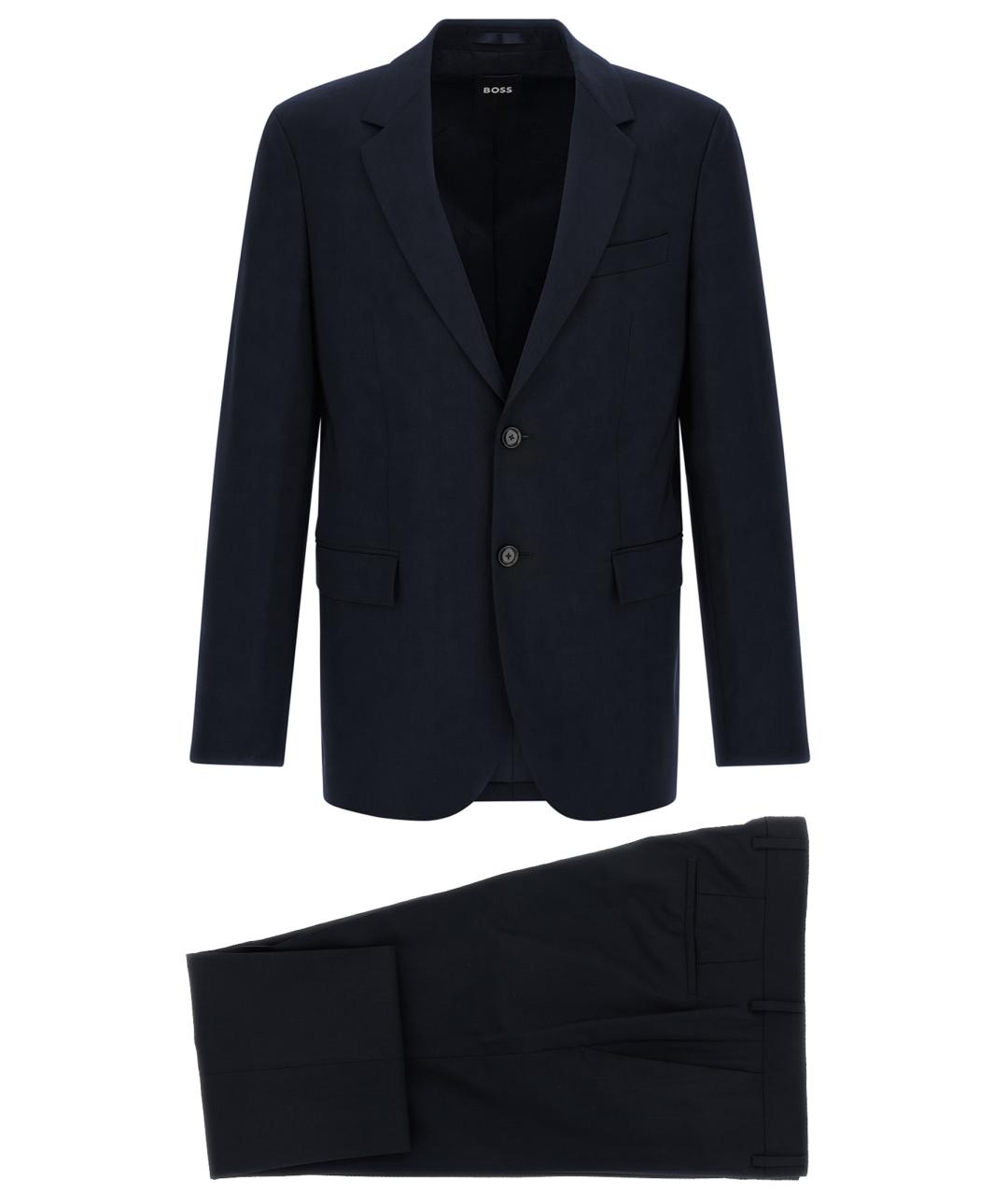HUGO BOSS Синий классический костюм, фото 1