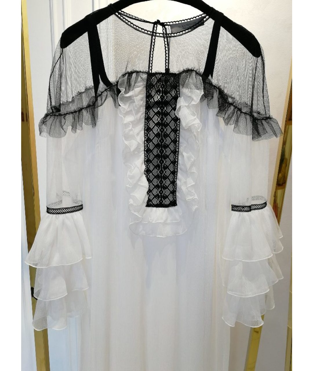 D.EXTERIOR Белое полиэстеровое платье, фото 3