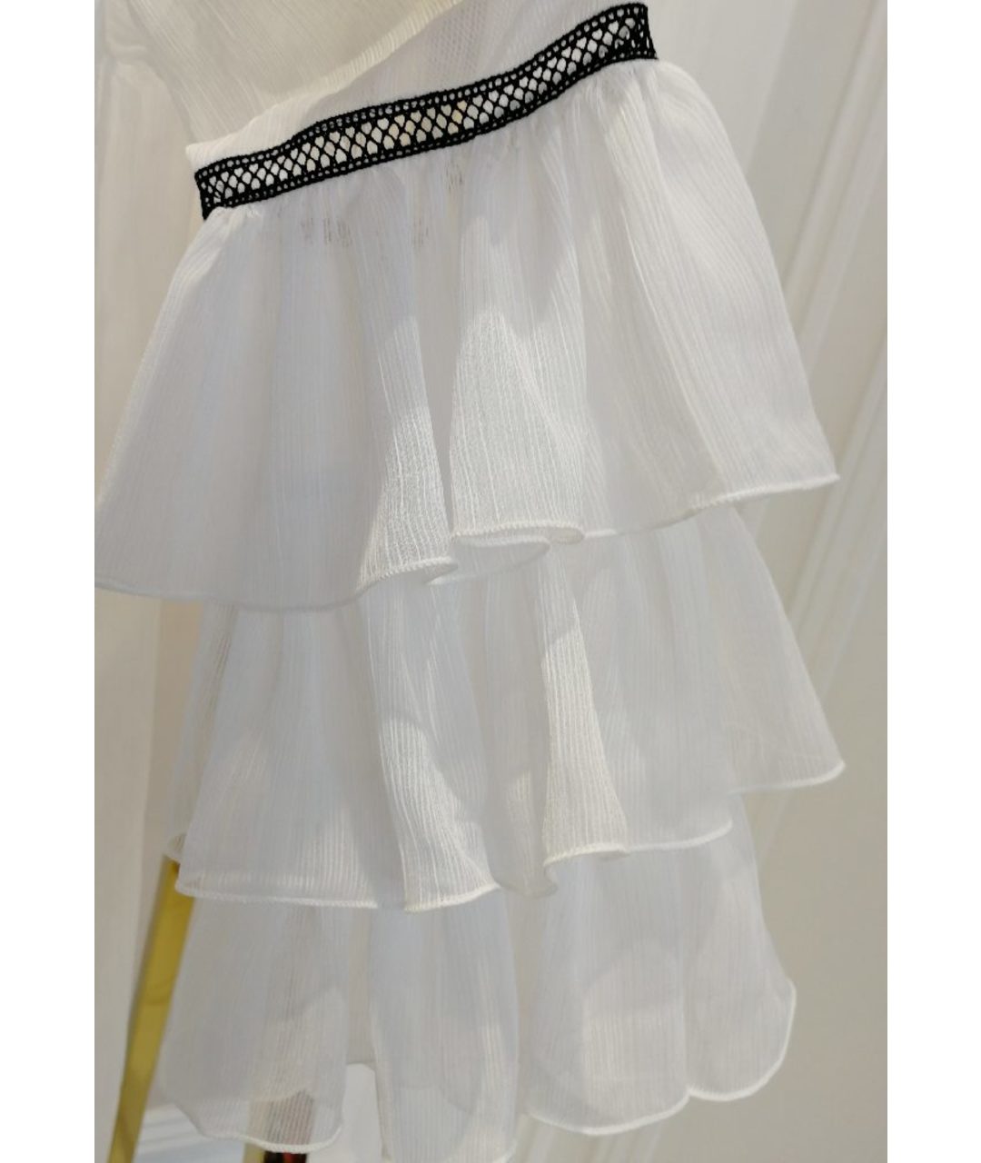 D.EXTERIOR Белое полиэстеровое платье, фото 9