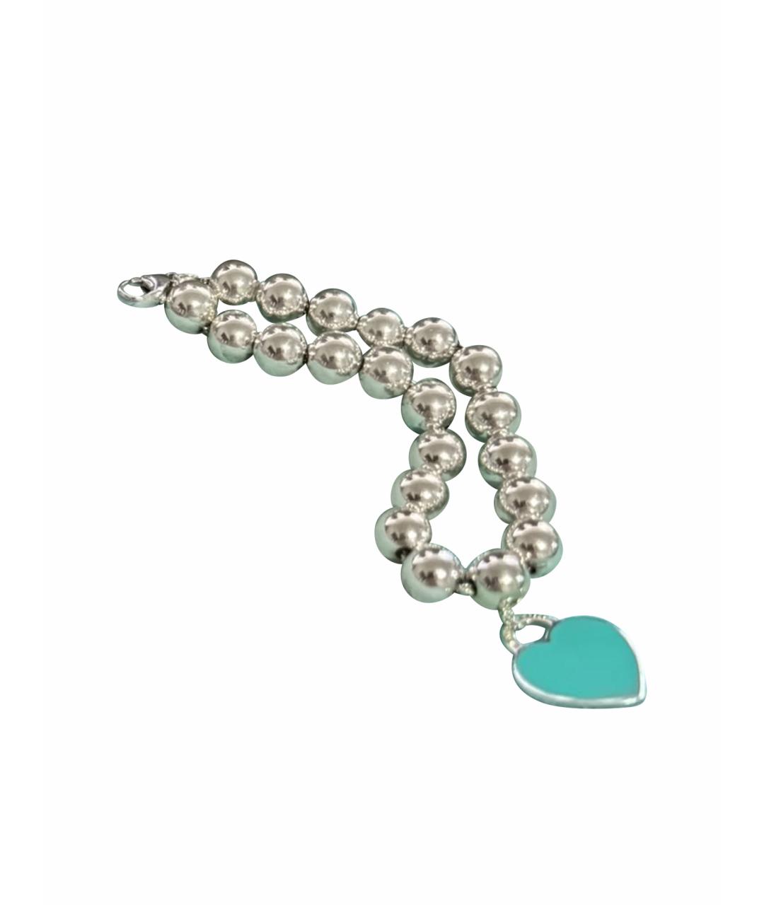 TIFFANY&CO Синий серебряный браслет, фото 1