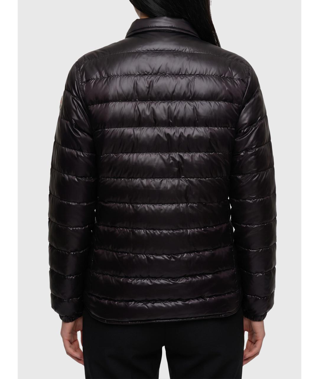 MONCLER Черная полиамидовая куртка, фото 2