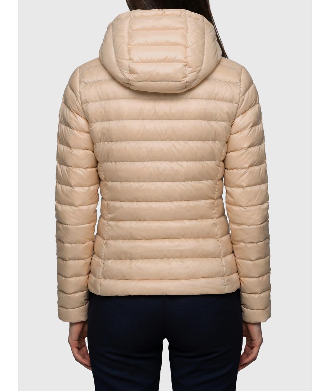 MONCLER Бежевая полиамидовая куртка, фото 2