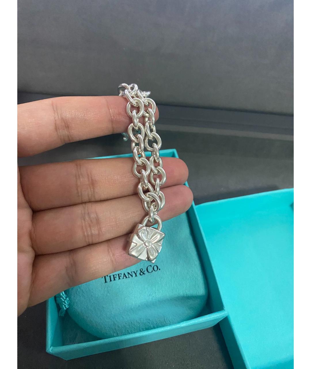 TIFFANY&CO Серебряный серебряный браслет, фото 4