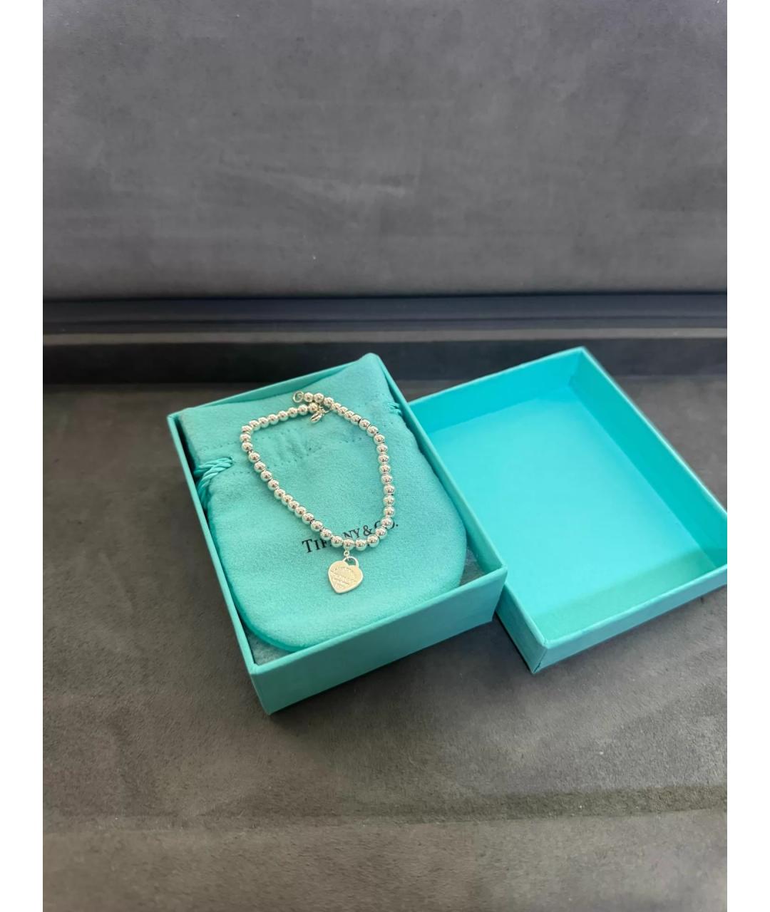 TIFFANY&CO Серебряный серебряный браслет, фото 8