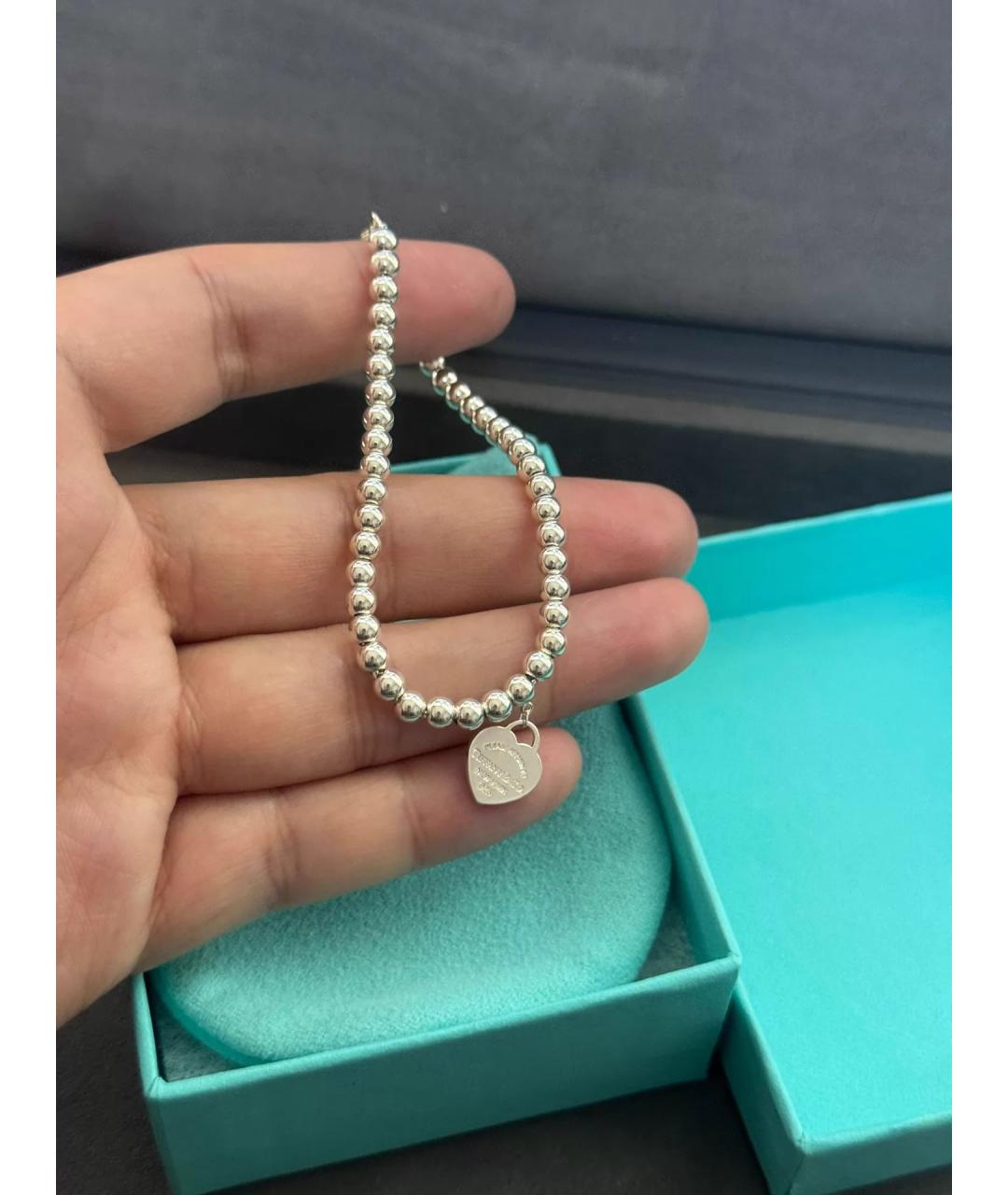 TIFFANY&CO Серебряный серебряный браслет, фото 5