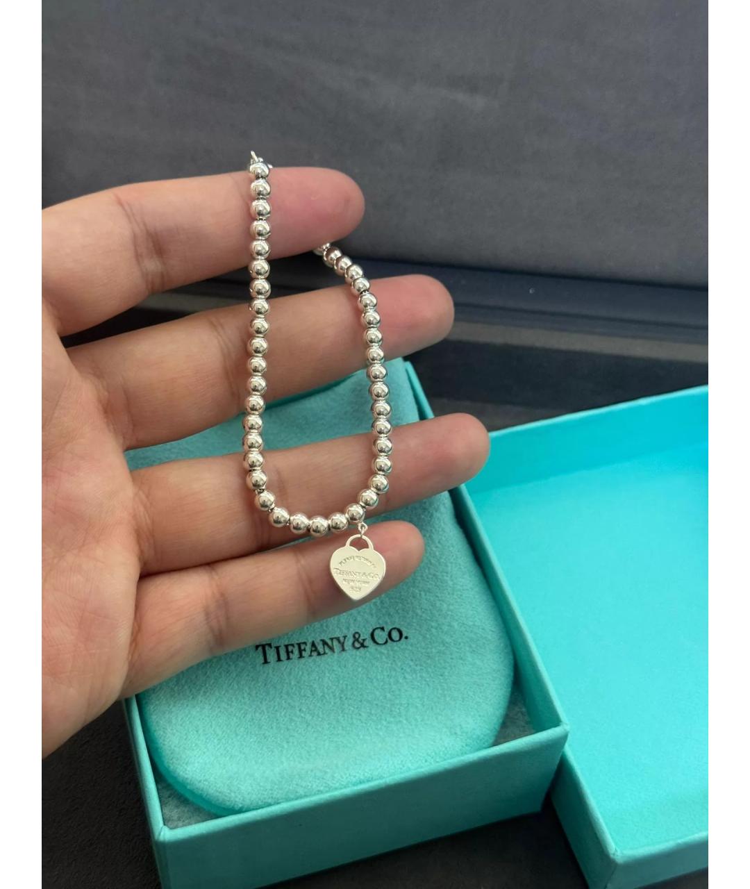 TIFFANY&CO Серебряный серебряный браслет, фото 3
