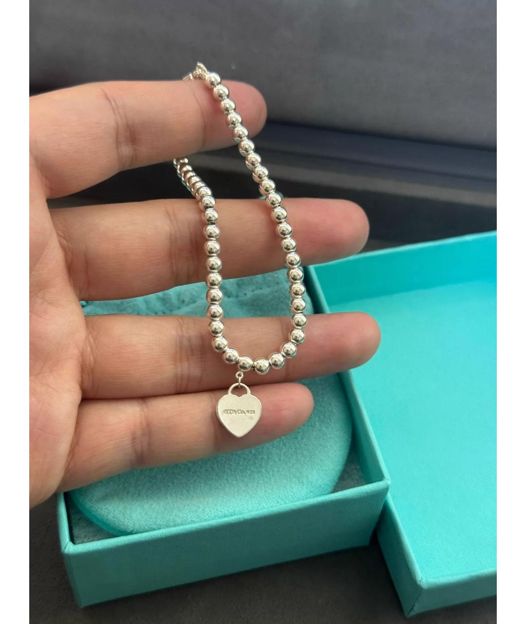 TIFFANY&CO Серебряный серебряный браслет, фото 6