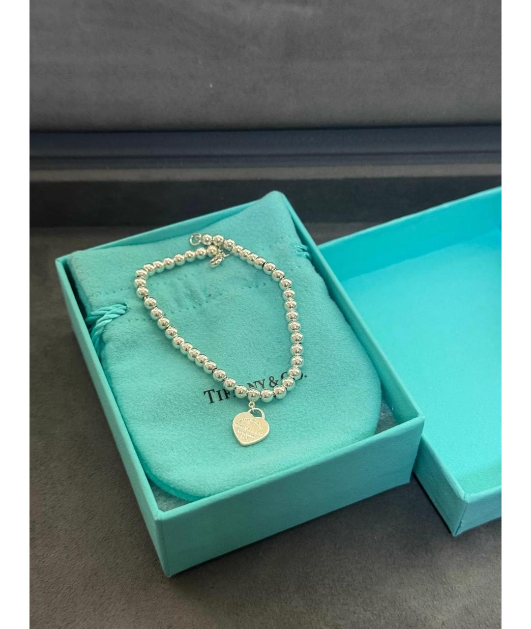 TIFFANY&CO Серебряный серебряный браслет, фото 2