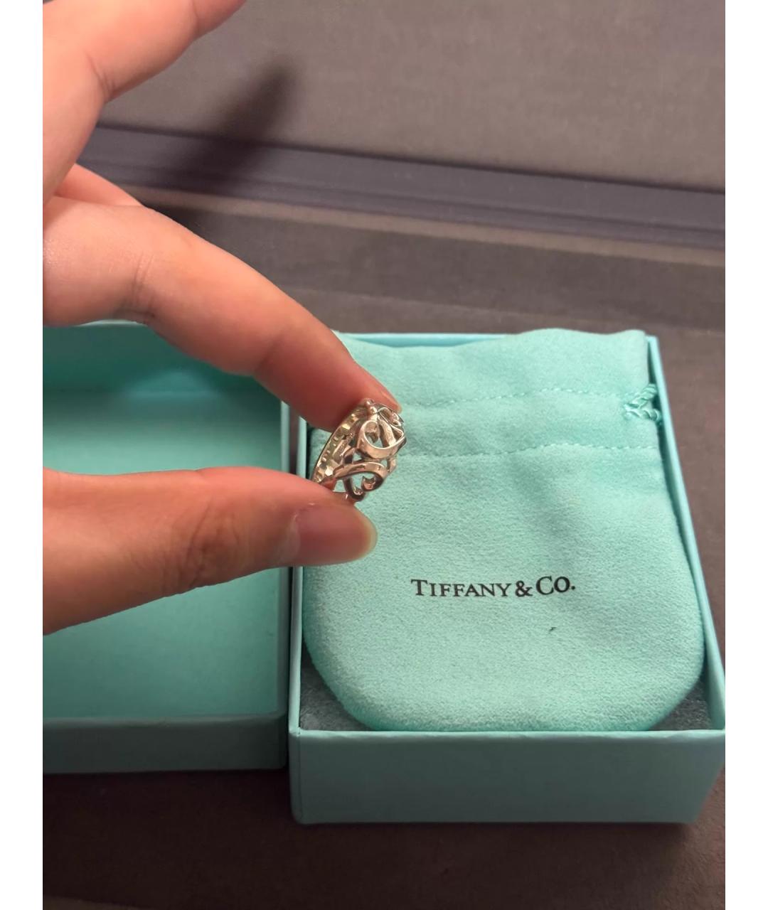 TIFFANY&CO Серебряное серебряное кольцо, фото 3