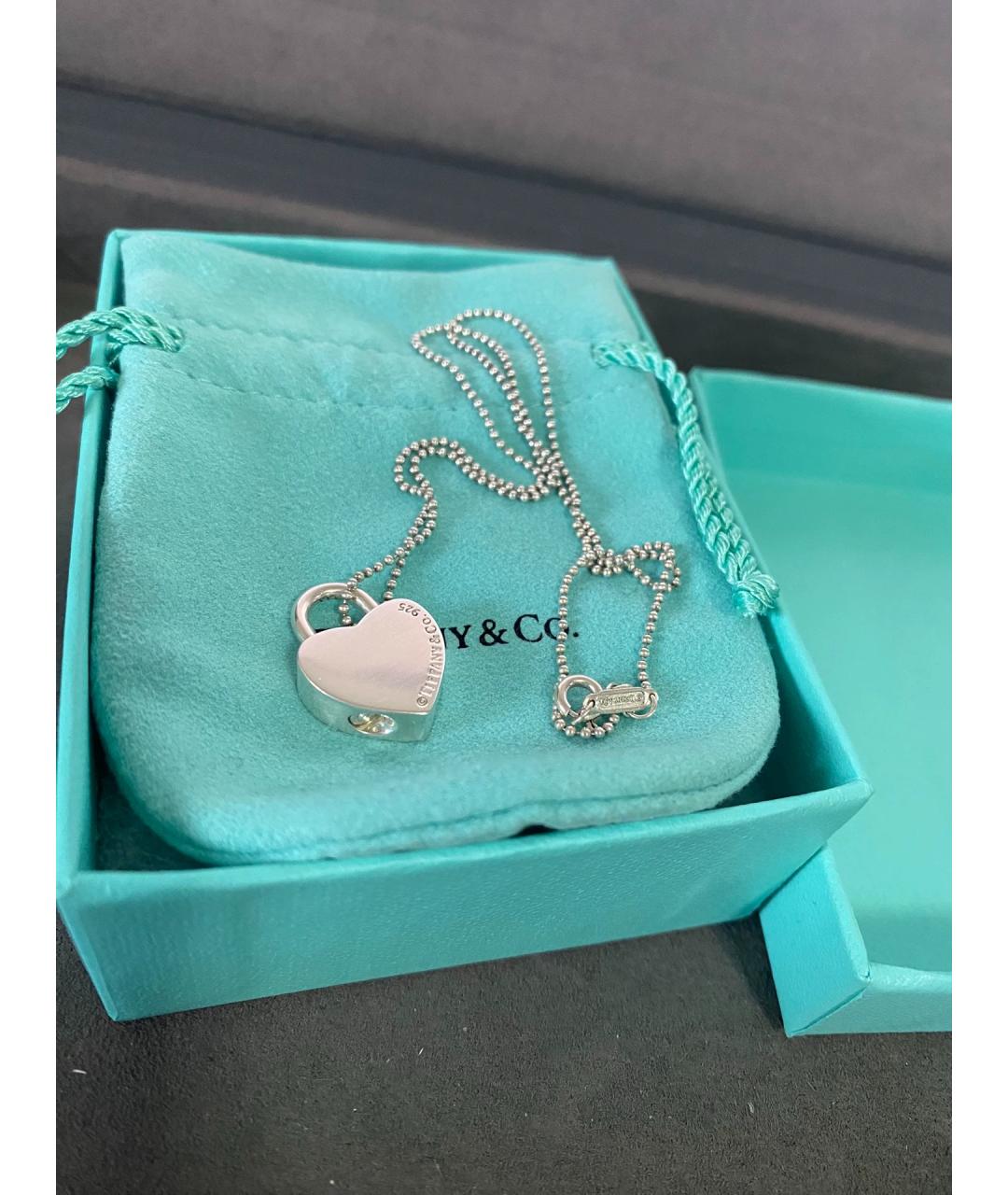 TIFFANY&CO Серебряный серебряный кулон, фото 2
