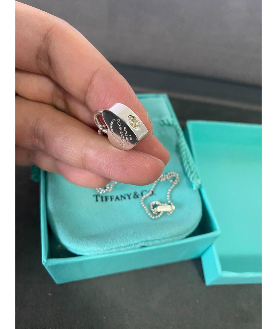 TIFFANY&CO Серебряный серебряный кулон, фото 4