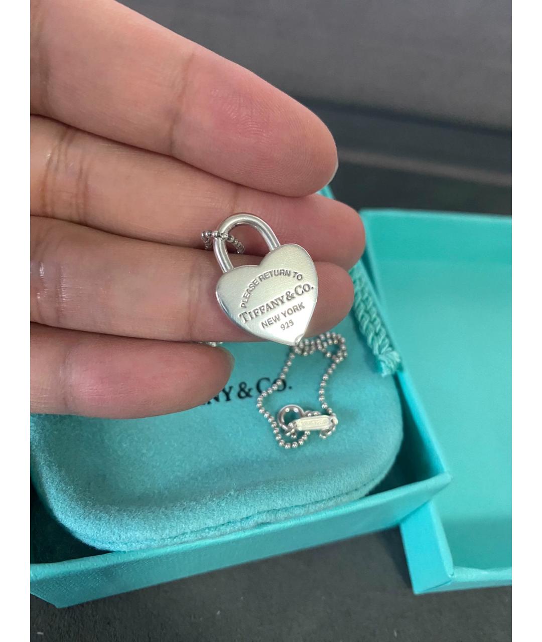 TIFFANY&CO Серебряный серебряный кулон, фото 3