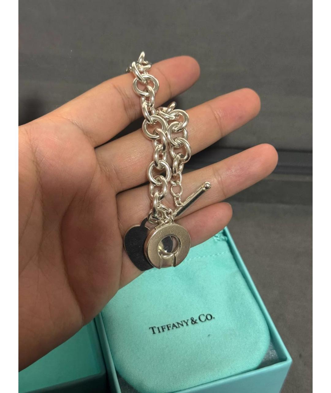 TIFFANY&CO Серебряный серебряный браслет, фото 5