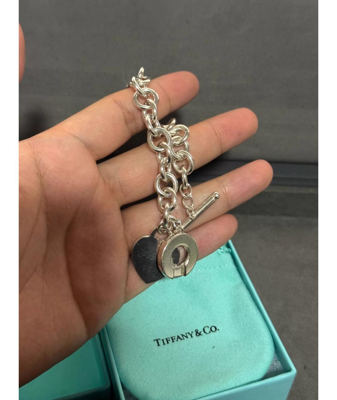 TIFFANY&CO Серебряный серебряный браслет, фото 4