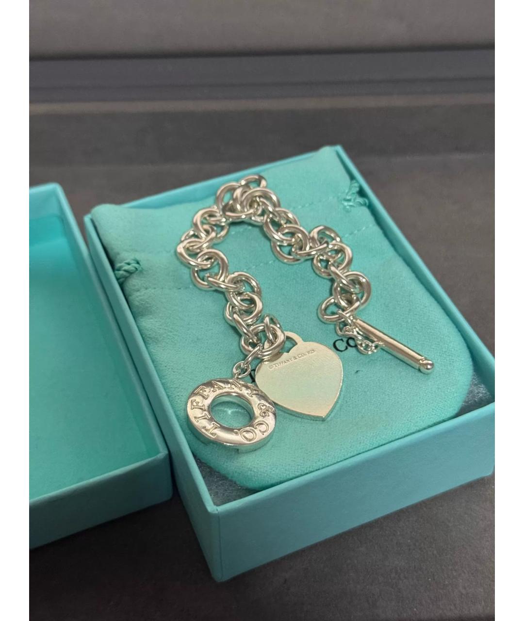 TIFFANY&CO Серебряный серебряный браслет, фото 7