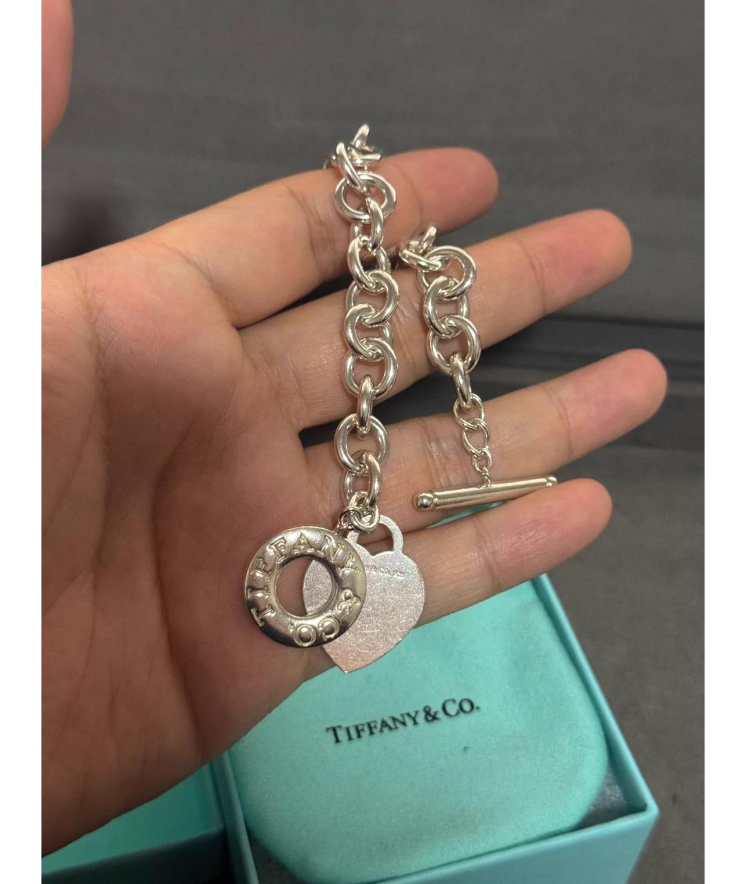 TIFFANY&CO Серебряный серебряный браслет, фото 6
