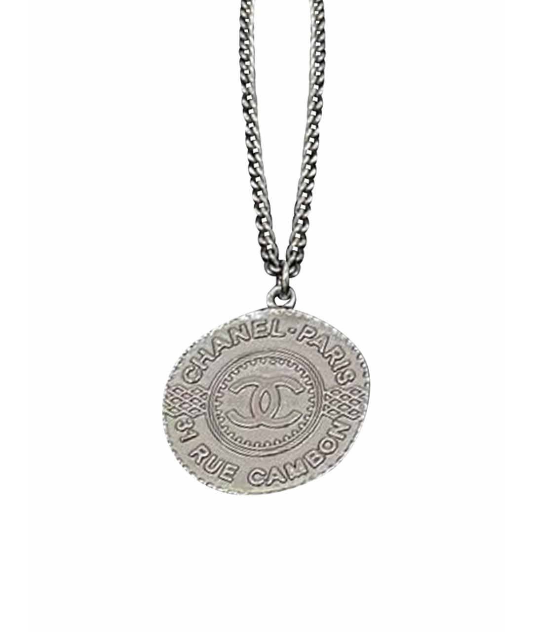 CHANEL Серебряное колье, фото 1