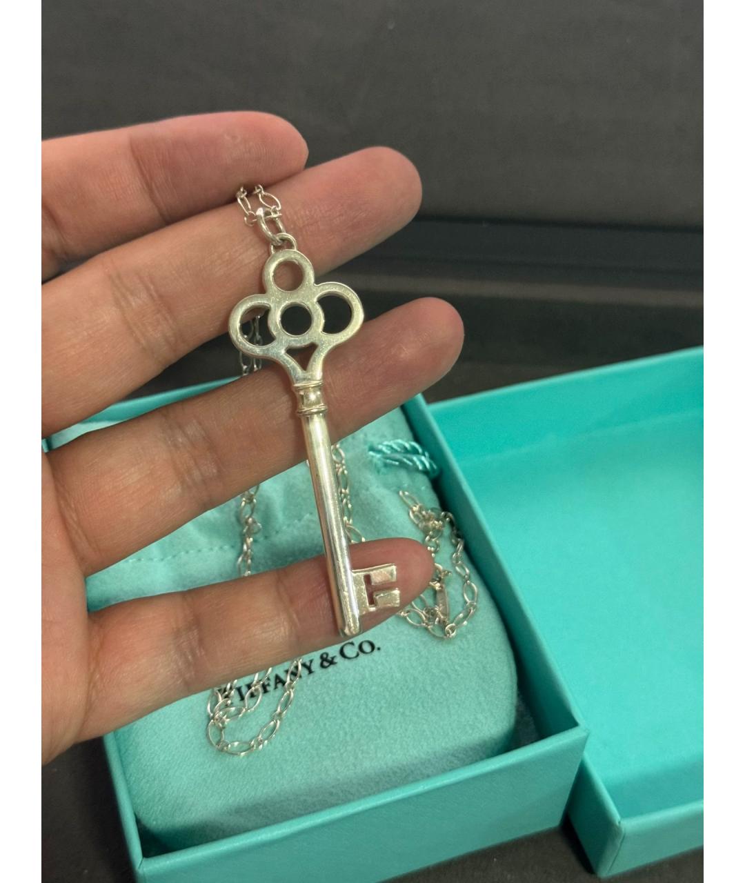 TIFFANY&CO Серебряный серебряный кулон, фото 4