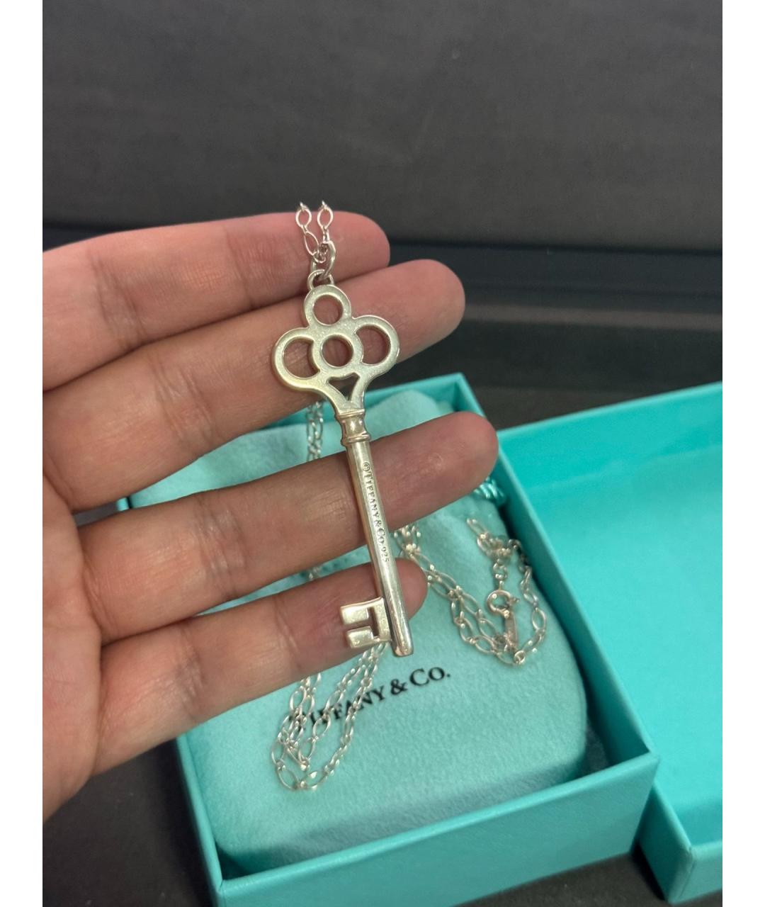 TIFFANY&CO Серебряный серебряный кулон, фото 3