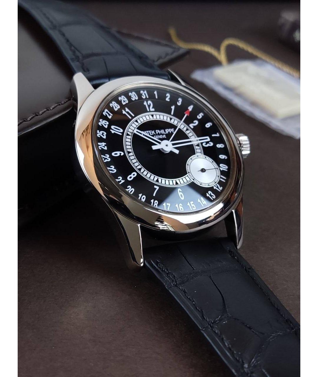 PATEK PHILIPPE Черные часы из белого золота, фото 6