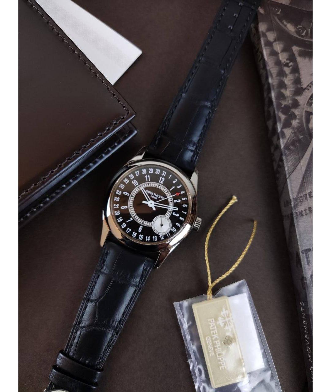 PATEK PHILIPPE Черные часы из белого золота, фото 2