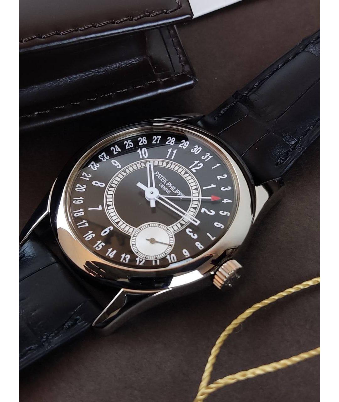 PATEK PHILIPPE Черные часы из белого золота, фото 3