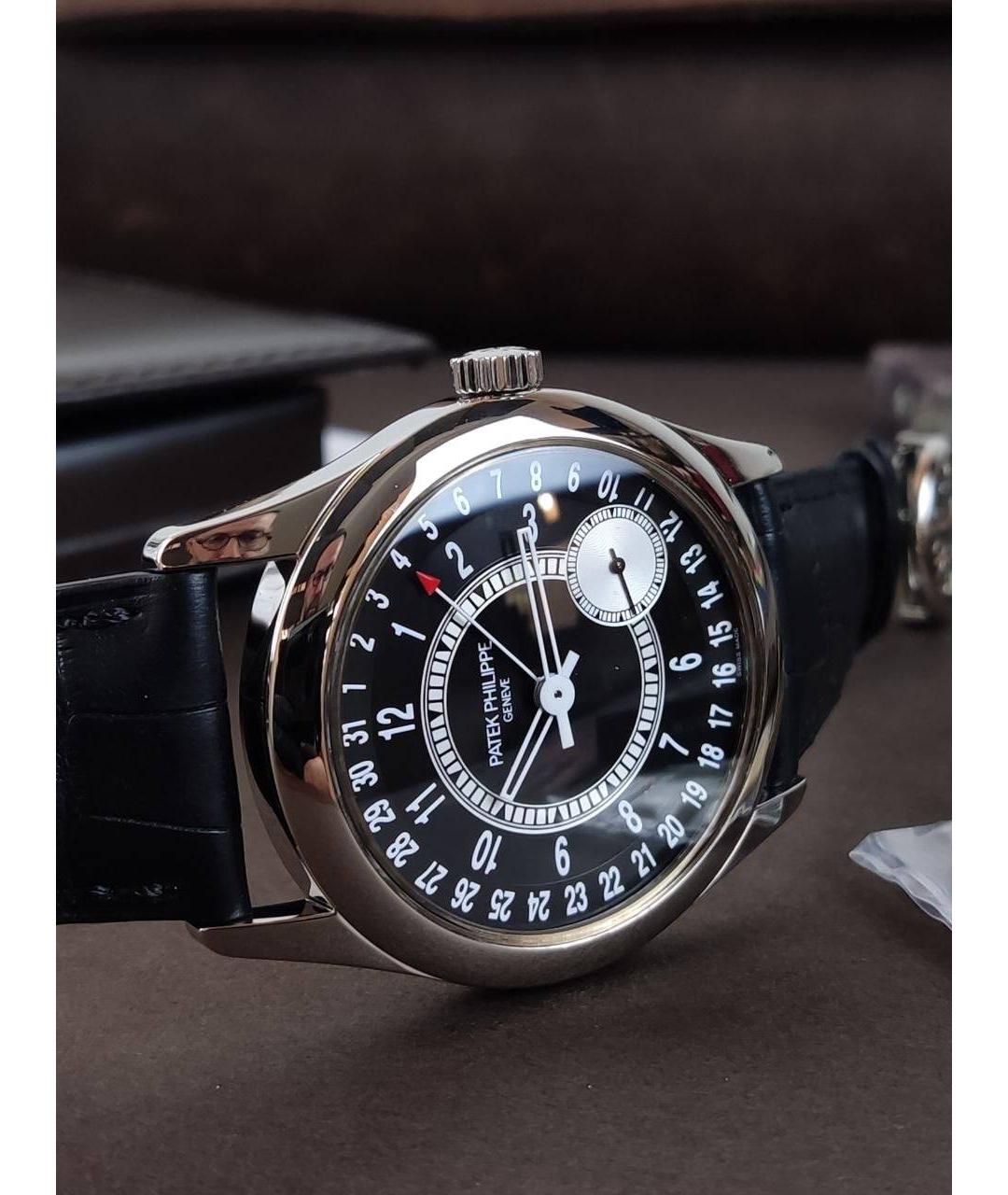 PATEK PHILIPPE Черные часы из белого золота, фото 4