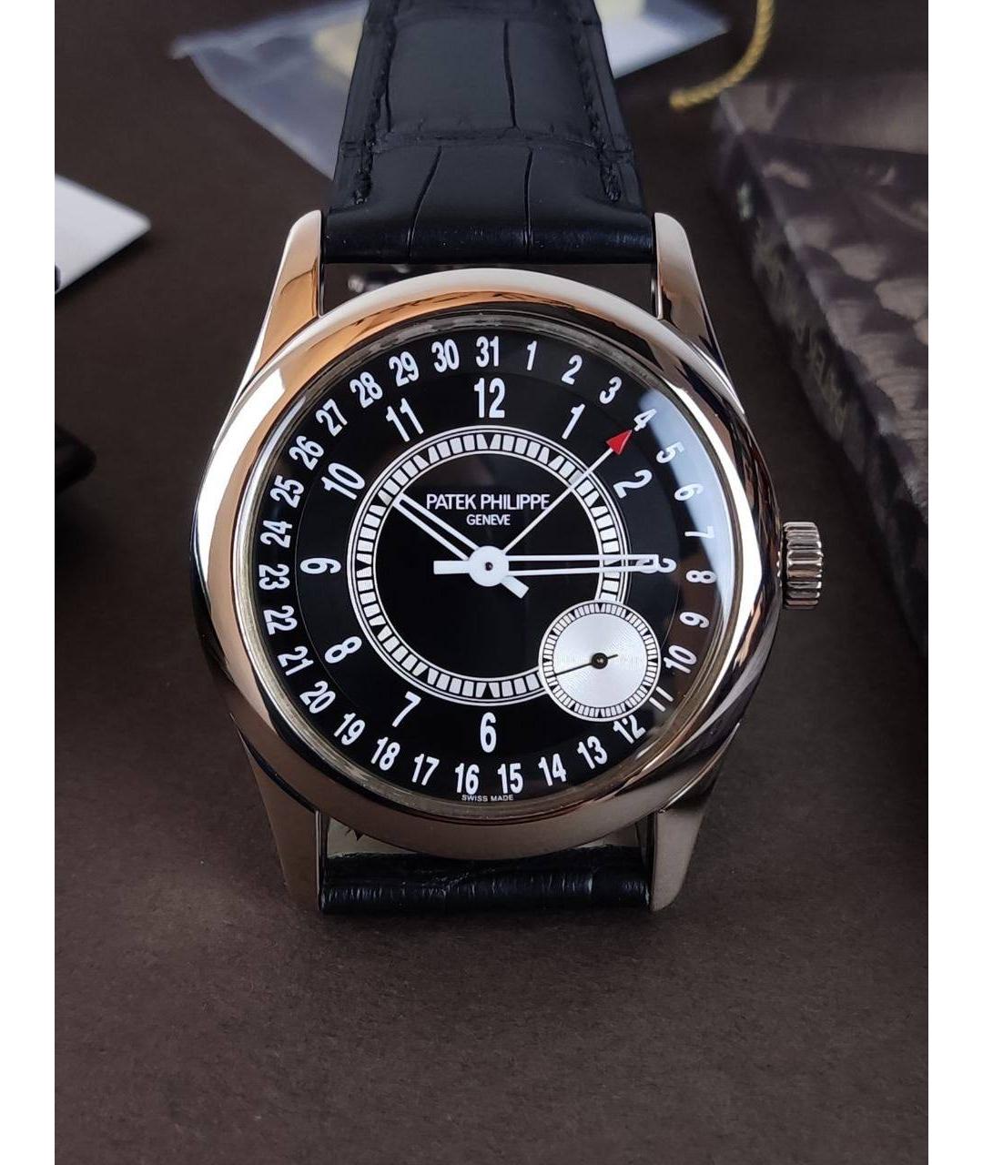 PATEK PHILIPPE Черные часы из белого золота, фото 5