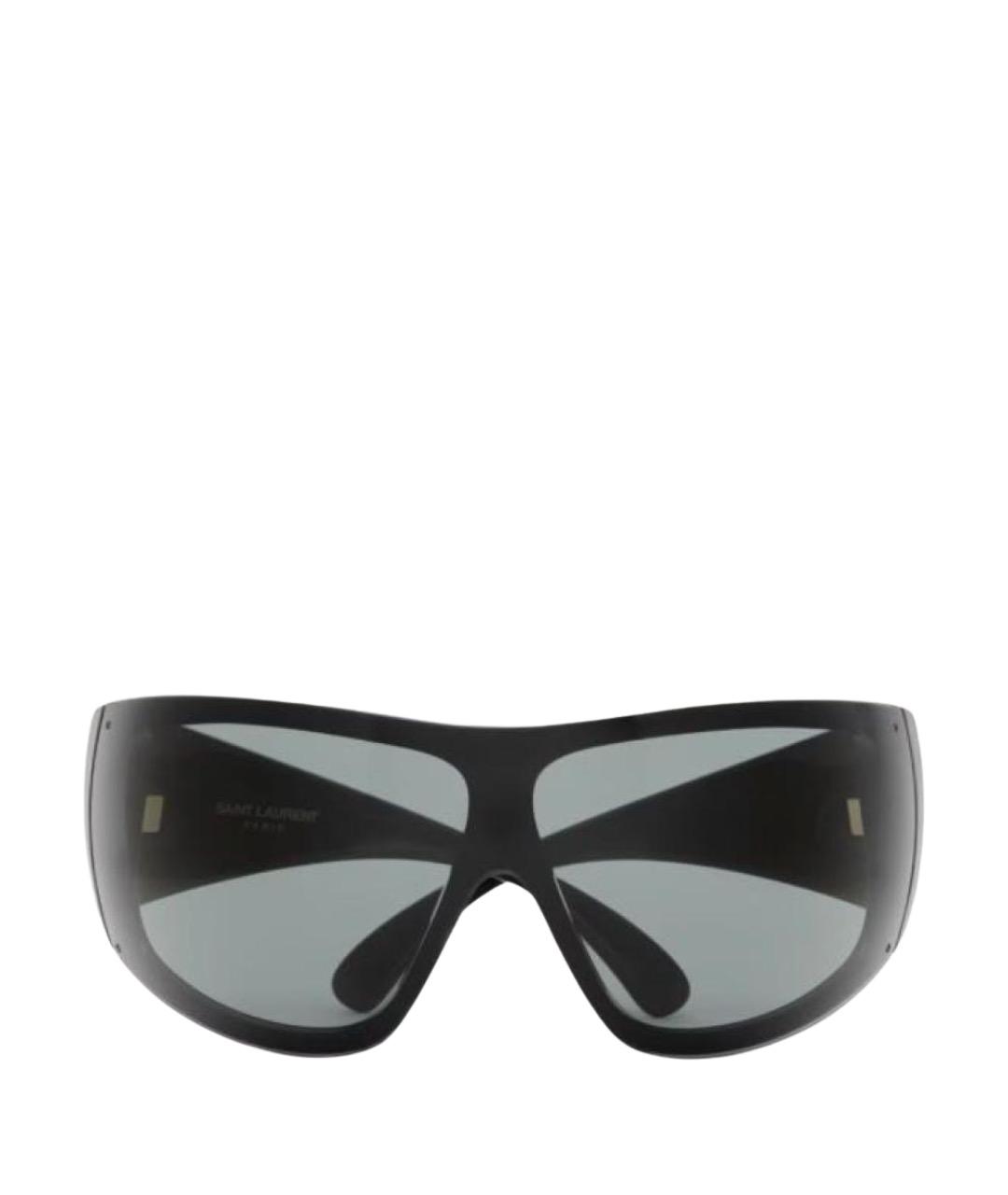 SAINT LAURENT Черные пластиковые солнцезащитные очки, фото 1