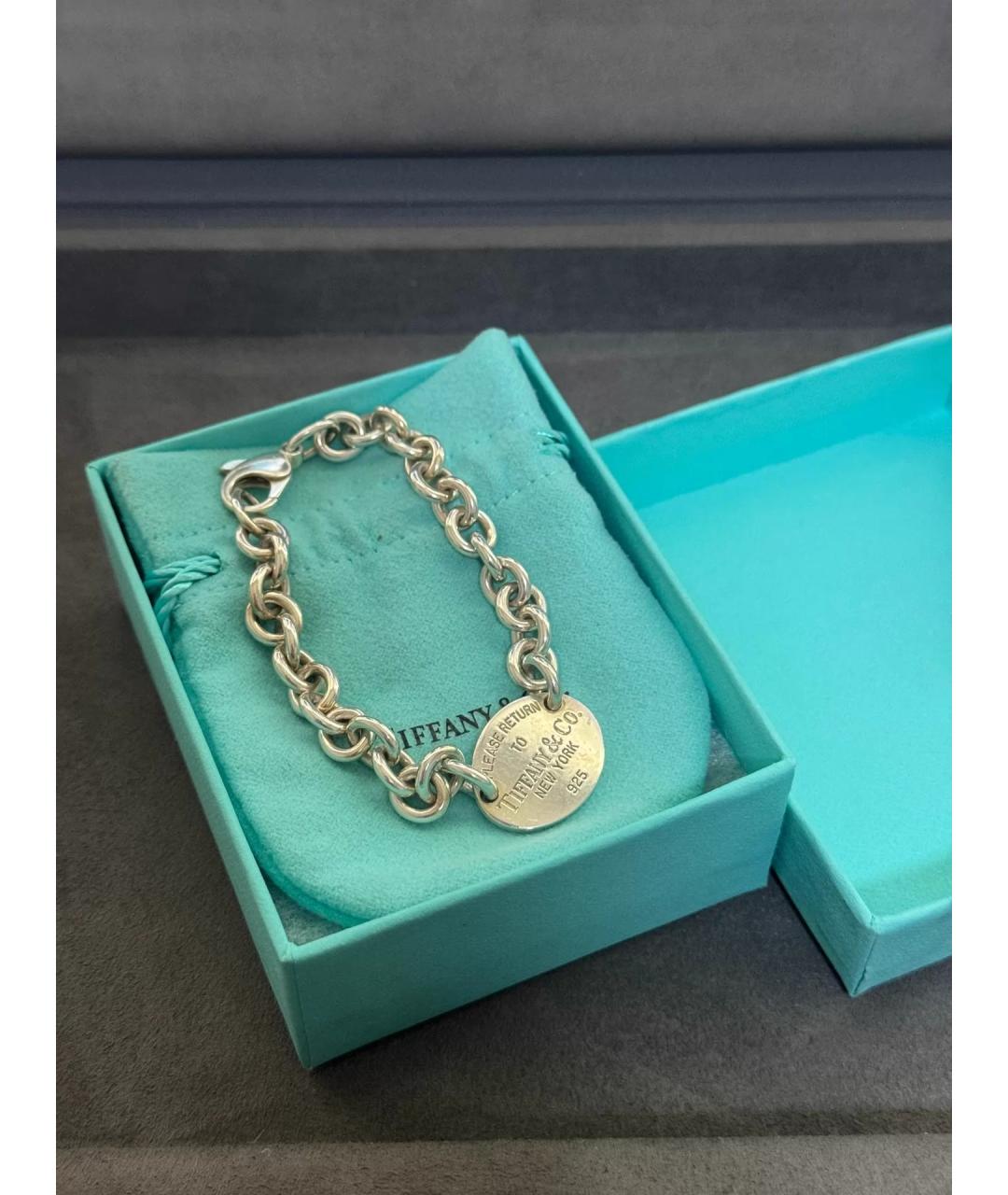 TIFFANY&CO Серебряный серебряный браслет, фото 6