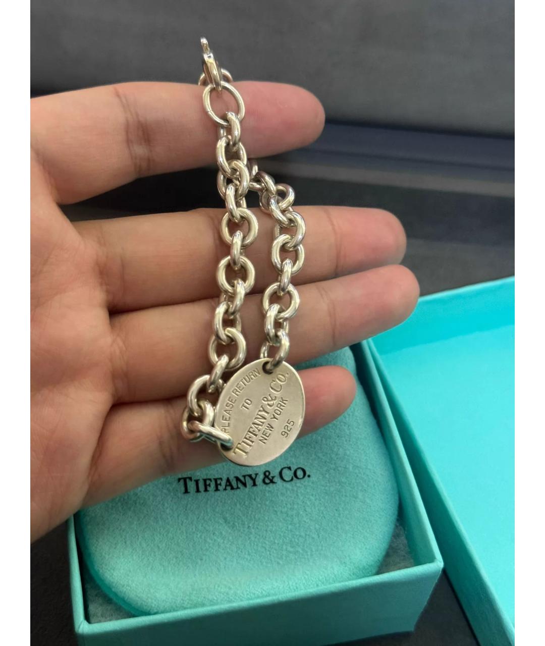 TIFFANY&CO Серебряный серебряный браслет, фото 3