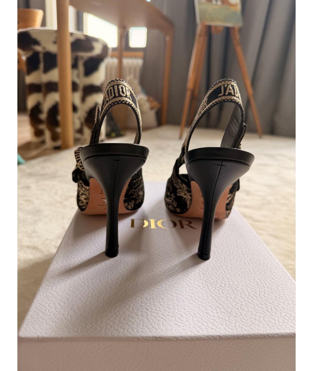 CHRISTIAN DIOR Текстильные туфли, фото 4