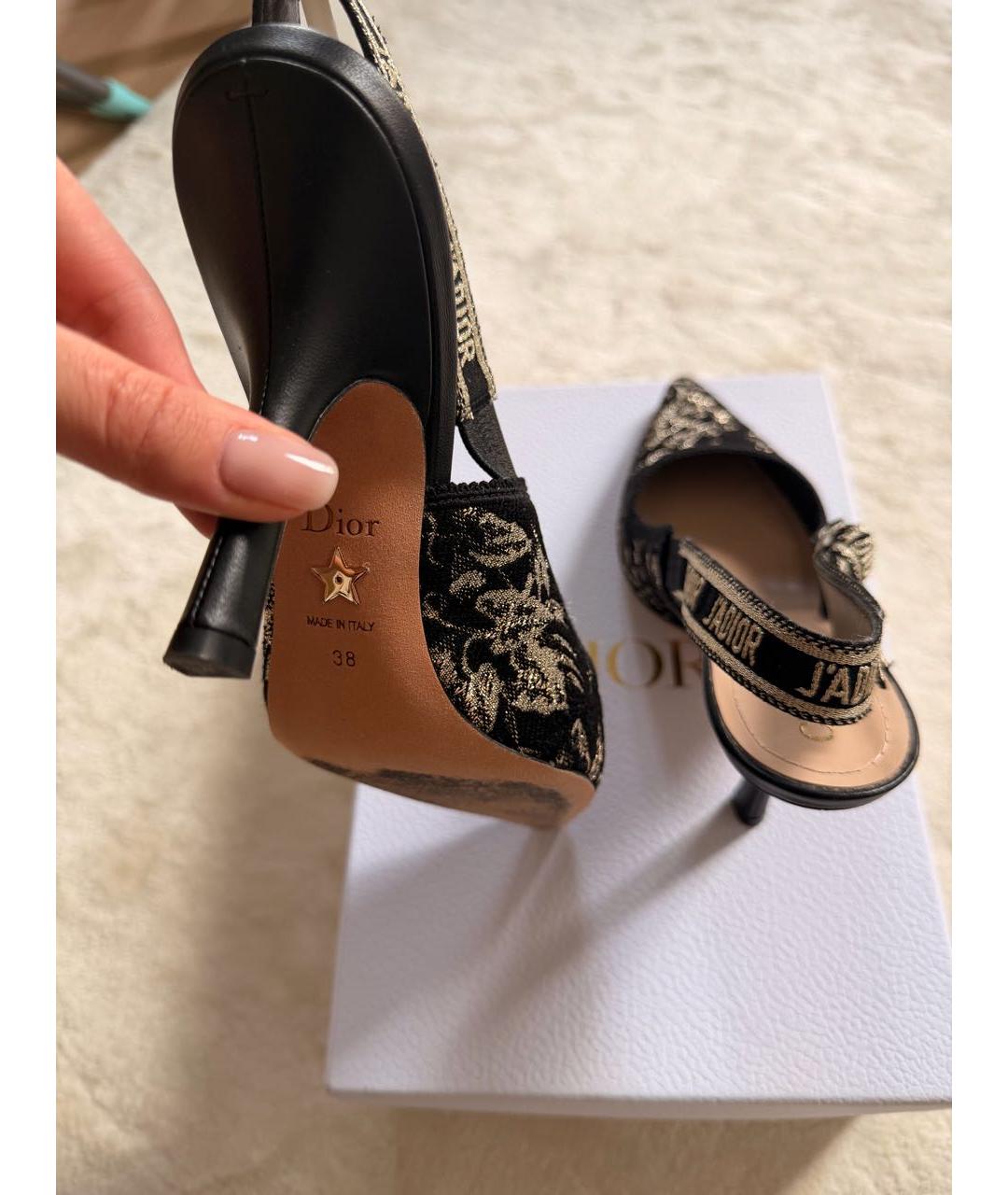 CHRISTIAN DIOR Текстильные туфли, фото 5