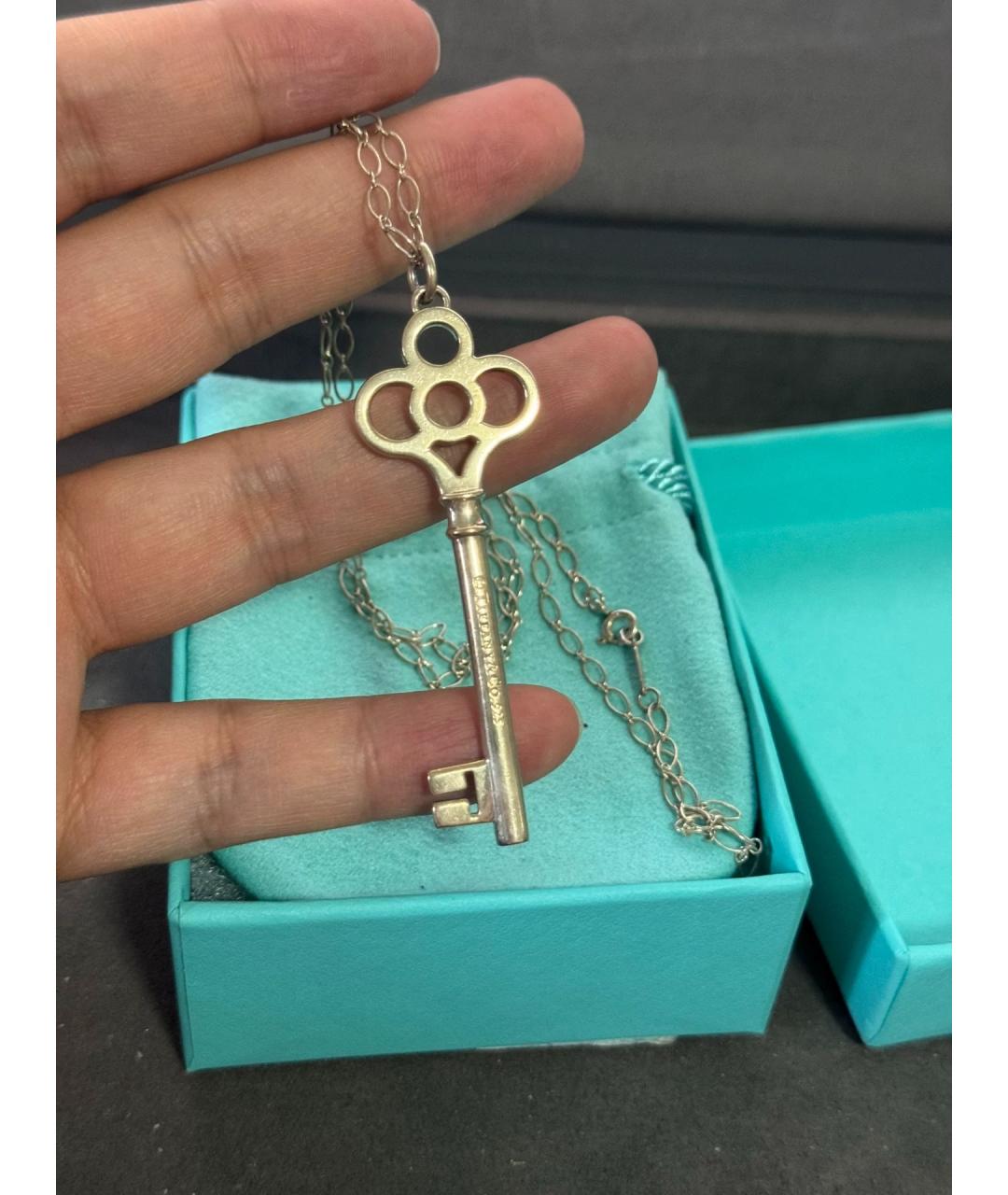 TIFFANY&CO Серебряный серебряный кулон, фото 3