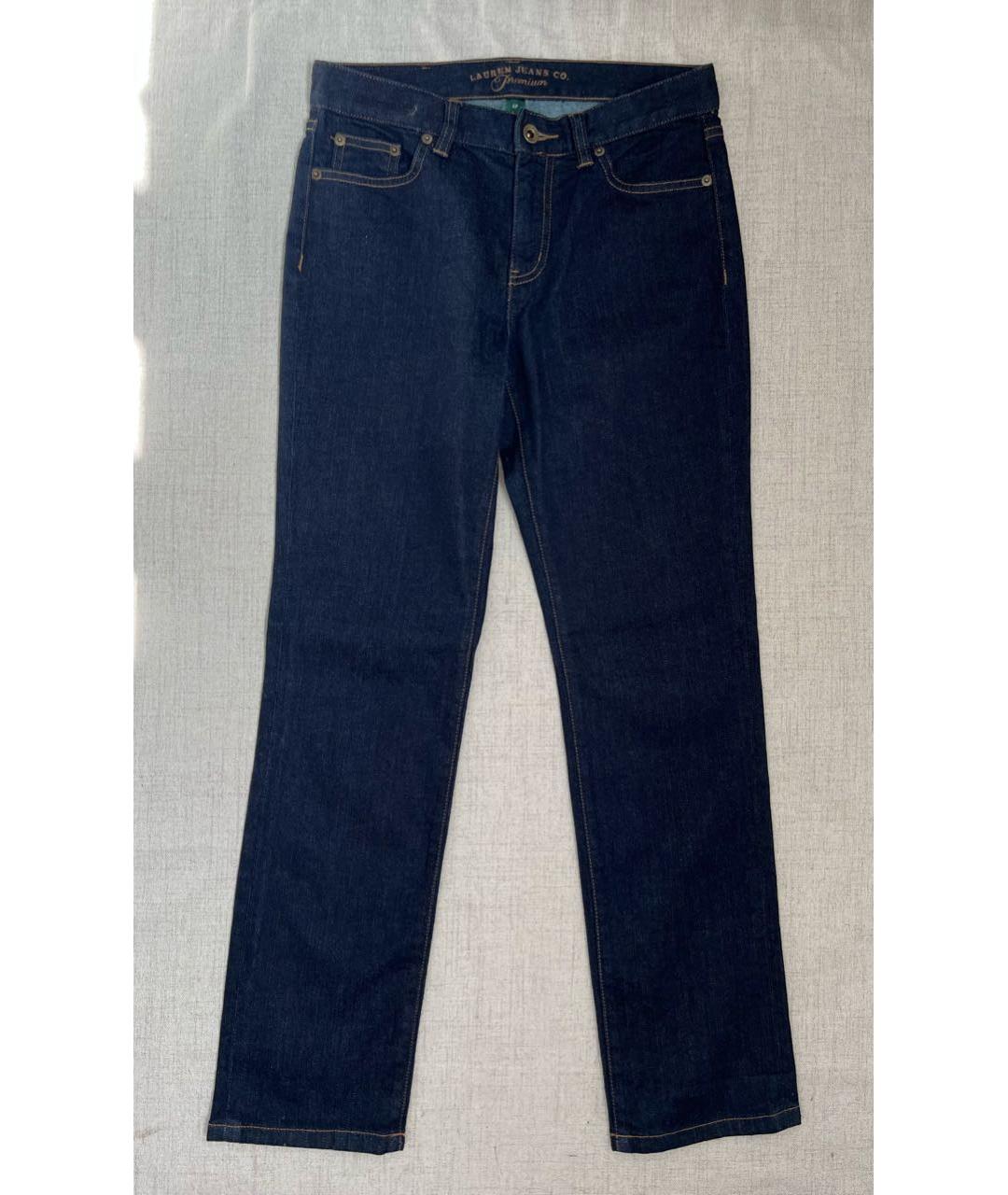 RALPH LAUREN Темно-синие прямые джинсы, фото 2
