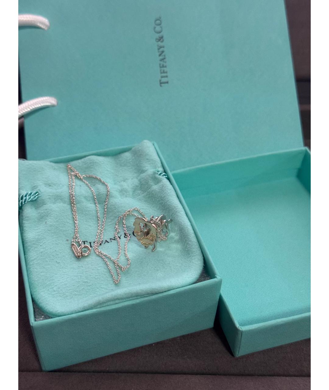 TIFFANY&CO Золотая серебряная подвеска, фото 2