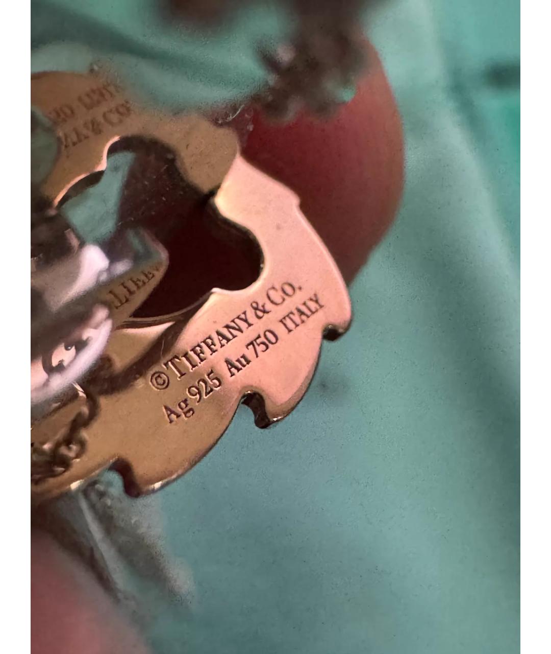 TIFFANY&CO Золотая серебряная подвеска, фото 5