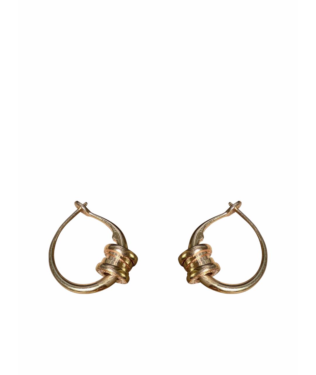 BVLGARI Золотые серьги из розового золота, фото 1