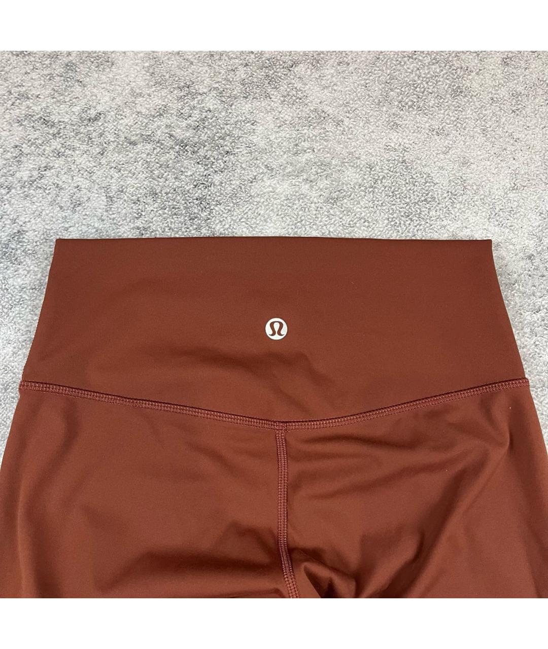 Lululemon Коричневые нейлоновые леггинсы и велосипедки, фото 3