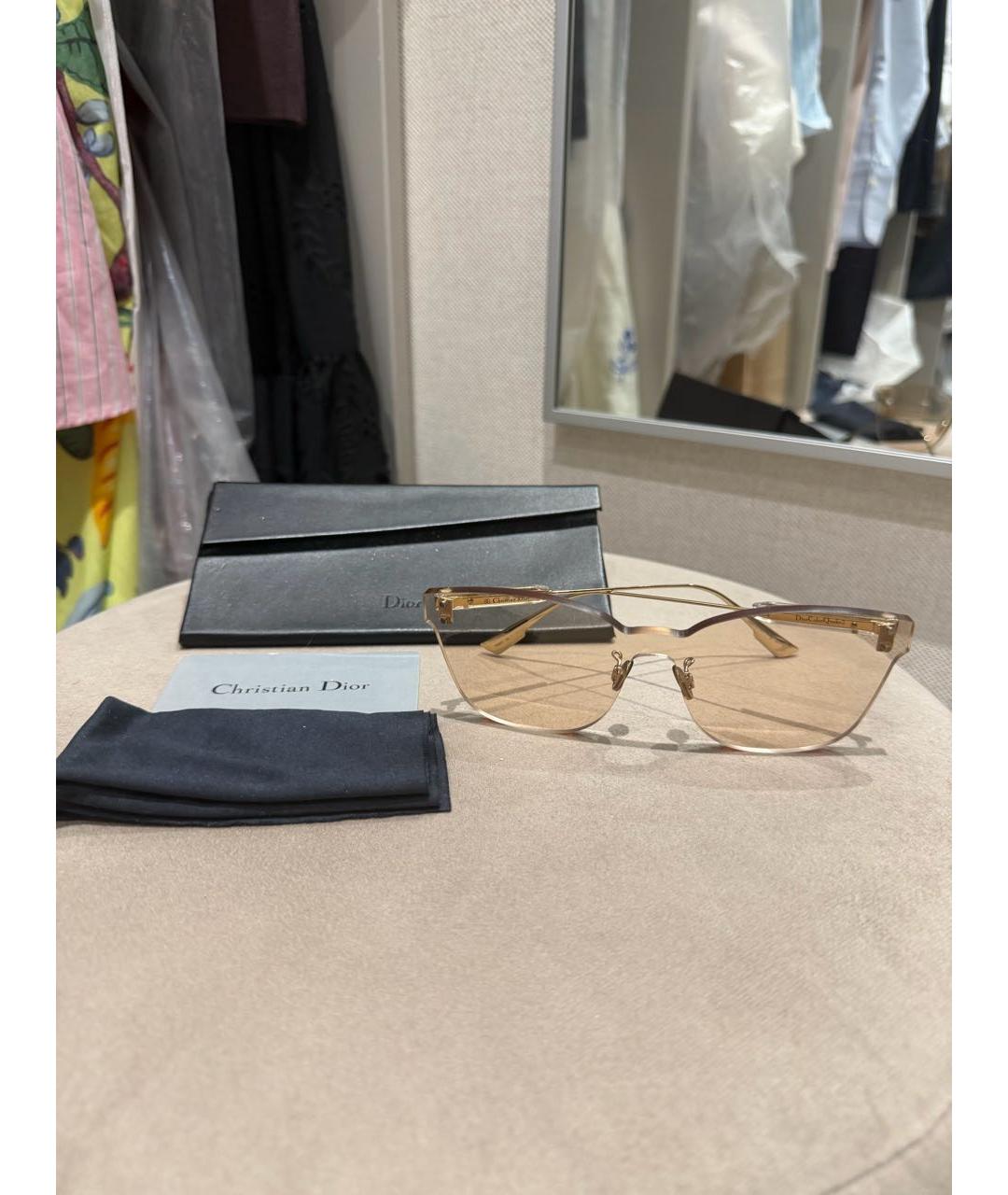 CHRISTIAN DIOR Розовые солнцезащитные очки, фото 4